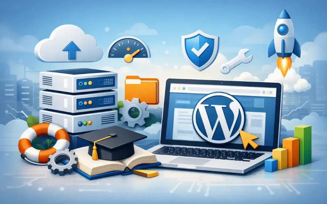 أفضل استضافة ووردبريس للمبتدئين: اختيار سهل بدون تعقيد