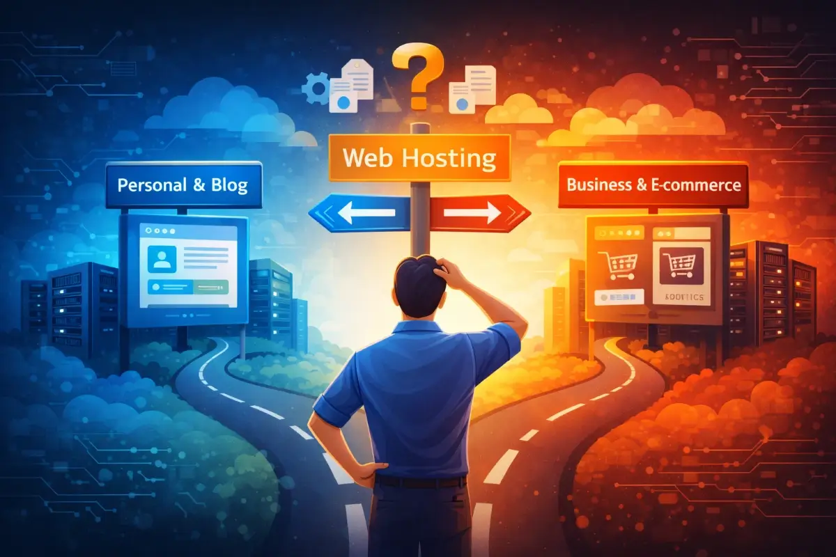 اختيار نوع الاستضافة المناسب حسب نوع الموقع واحتياجات المستخدم