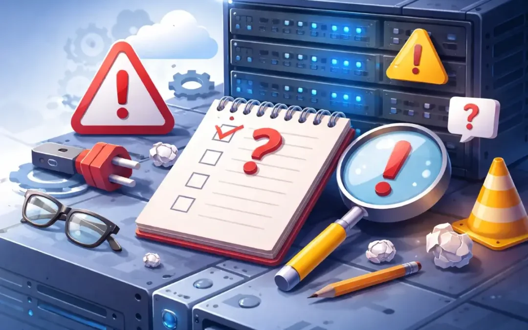 أخطاء شائعة يقع فيها المبتدئون عند اختيار الاستضافة لأول مرة