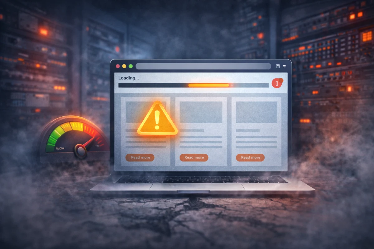 إشارات تحذيرية مبكرة تدل على عدم استقرار الموقع