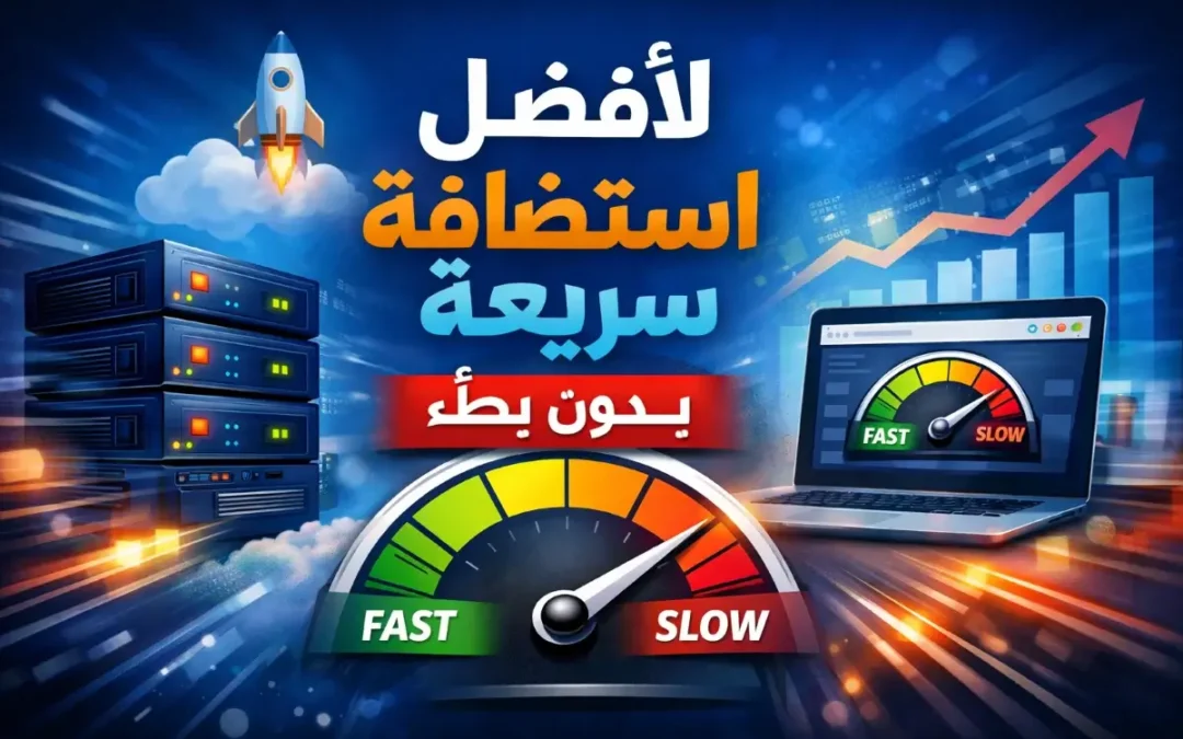 أفضل استضافة سريعة بدون بطء: كيف تختار الحل الصحيح لموقعك؟