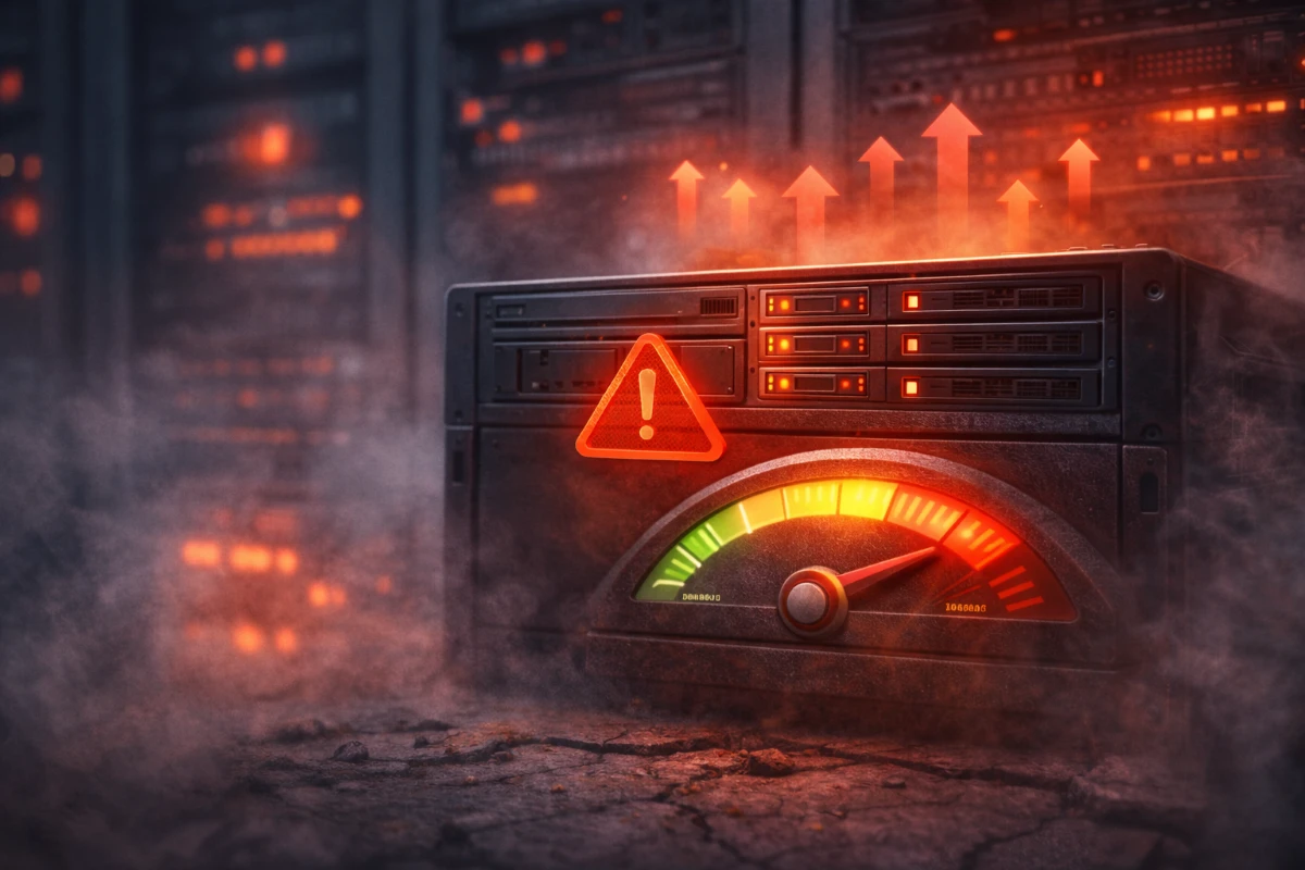 استهلاك موارد السيرفر بشكل خفي يؤدي إلى توقف الموقع