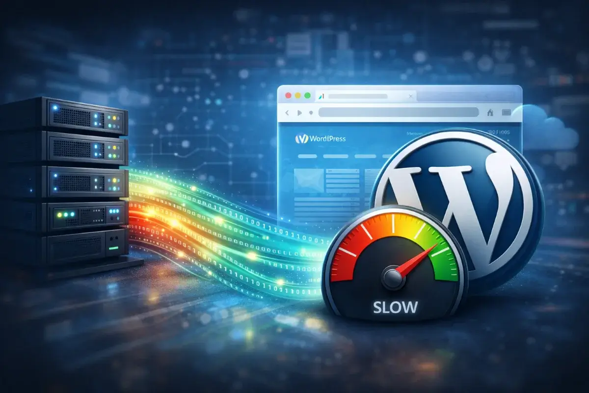 توضيح العلاقة بين استضافة الموقع وسرعة تحميل ووردبريس