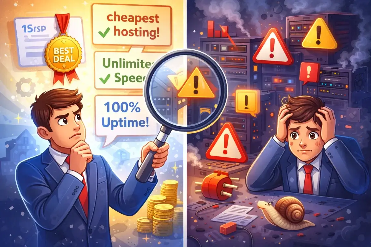 الفرق بين وعود شركات الاستضافة والواقع الفعلي للأداء