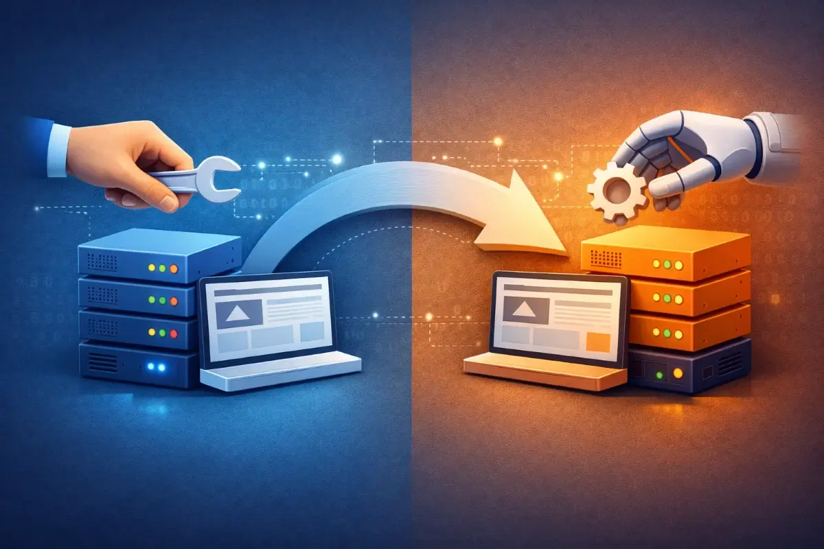 مقارنة بين النقل اليدوي للموقع والنقل باستخدام أدوات