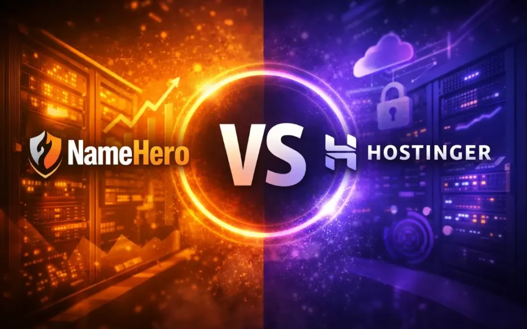 NameHero vs Hostinger: مقارنة عملية لاختيار الاستضافة الأنسب لموقعك