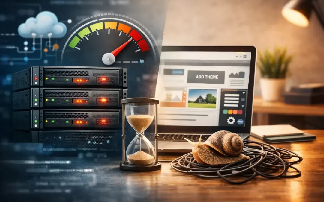 هل بطء موقعك بسبب الاستضافة أم القالب؟ فهم السبب قبل أي قرار