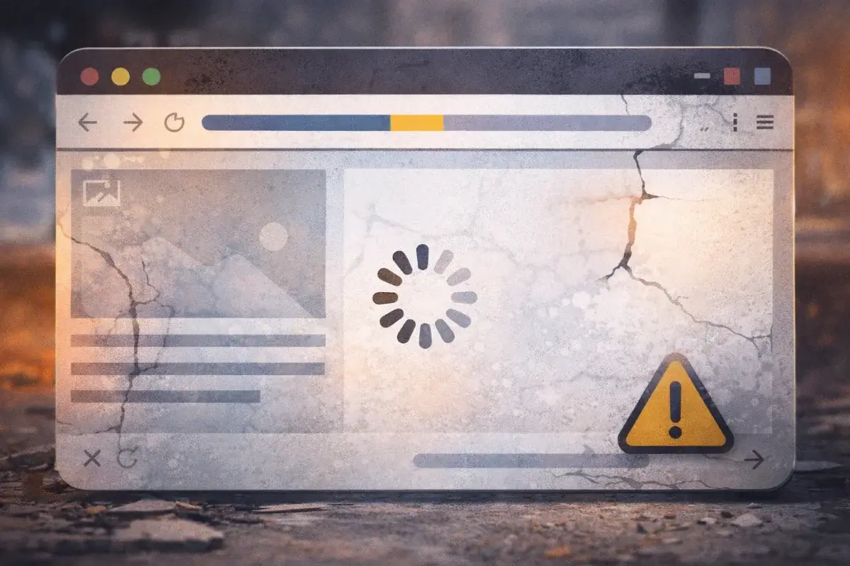 بطء تحميل صفحات الموقع دون تغييرات واضحة في المحتوى أو التصميم